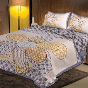 Double Bedsheet with 2 Pillow Covers