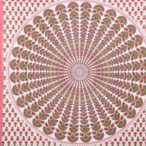 Ubania Collection 140 TC Cotton Single Animal Bedsheet  (Pack of 1, Pink)